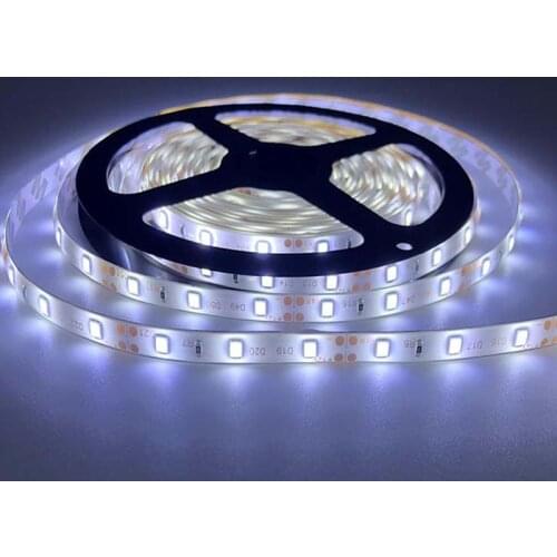 DC12V1M/60Led SMD 2835 RGB Waterproof Strip Light Flexible For Bar Home TV Kitchen Decoration Lamp 5M /Roll