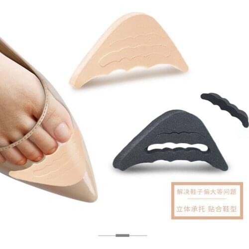Women High HeelsToe Plugs Forefoot Pads Insoles Shoes Inserts Cushion Non-slip Thick Palms Anti-wear Footpads Pain Relief Pad
