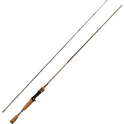 1.68M casting handle lure rod carbon rod 2 sections Telescopic Fishing Rod boat rod Good toughness and light weight