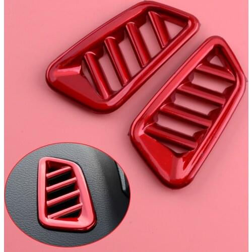 2Pcs Car Inner Front Left Right Dashboard Upper Air Vent Outlet Cover Trim Decor Fit for Nissan Sentra 2020 2021 Left Hand Drive