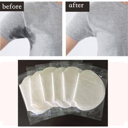 50pcs 25 Pairs disposable self-Adhesive Underarm Sweat Pad Summer Armpit Deodorants Stickers Absorbing Anti Perspiration Patch