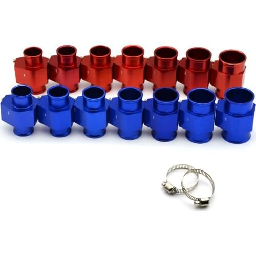 JDM Water Temperature Sensor Adapter Radiator Hose 1/8 NPT TEMP Hose 28MM 30MM 32MM 34MM 36MM 38MM 40MM With Logo