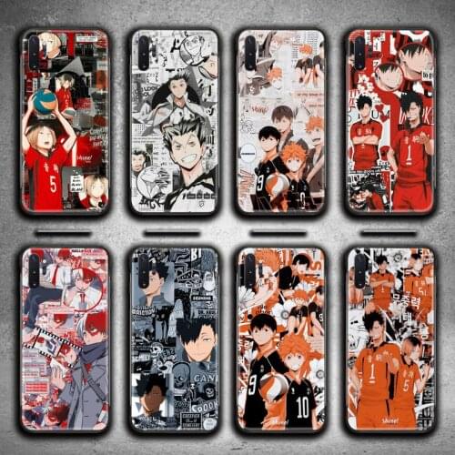 Anime Haikyuu Hinata Attacks Phone Case For Samsung Galaxy Note20 ultra 7 8 9 10 Plus lite M51 M21 M31 J8 2018 Prime