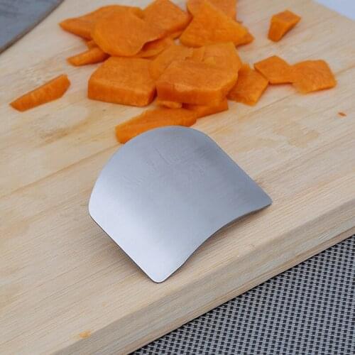Finger Chop Safe Slice Stainless Steel Finger Guard Protect Kitchen Hand Protector Knife Slice Cutting Finger Protection Tools