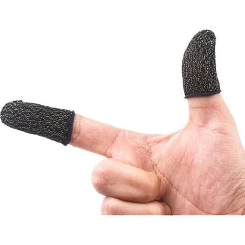 Breathable Non-Slip Mobile Phone Game Touch Screen Breathable Finger Sleeve Controller Touch Screen Finger Sleeve Phone Gaming