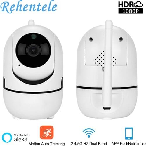 Tuya Baby Monitor IP Camera 5G WiFi 1080P Mini Video Surveillance Indoor AI Tracking Two Way Audio CCTV Security Camera Alexa