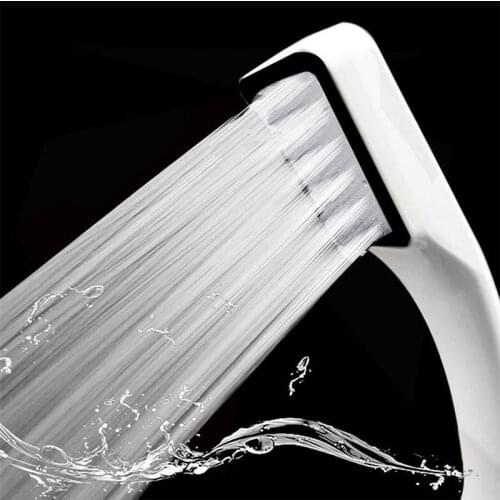 2pcs Shower Head ABS Plastic Bathroom Shower 300 Holes Water Saving Bathing Water Nozzle