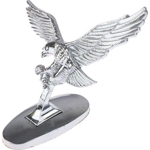 General Car Front Hood Eagle Ornament Badge Auto Front Cover 3D Eagle Emblem Car Modification Accessories Exterior Decoration