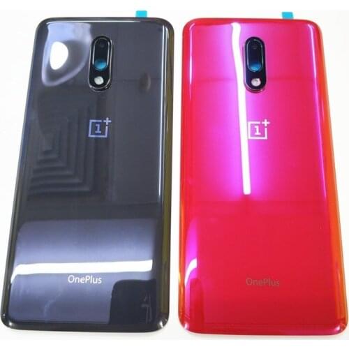 Original Glass Back Case For OnePlus 7 Battery Cover Back Rear Door Housing Replacement Parts For Oneplus7 Back Housing