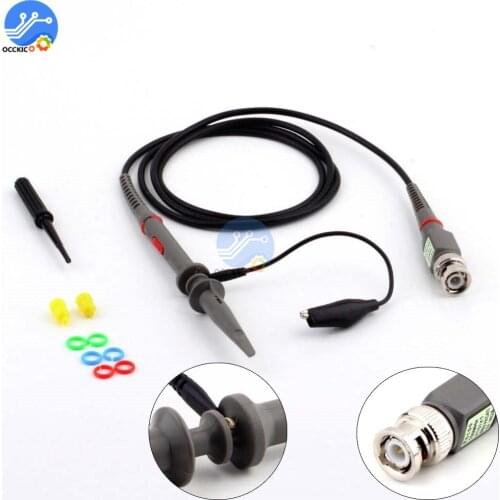 P6100 Oscilloscope Probe 100MHZ Scope Clip Probe Test Leads High Precision
