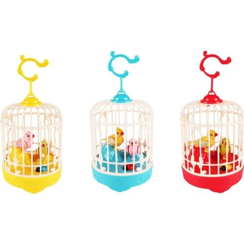 Singing Chirping Bird In Cage Realistic Sounds Movements Liberty Singing And Chirping Bird Toy In Cage Realistic Sounds