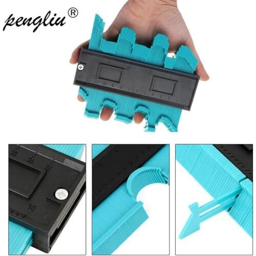 5/6/10 Inch Irregular Contour Gauge Arc Ruler Shape Measurement Plastic Contour Copy Tool Scale Tiling Laminate General Tool
