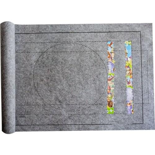 Professional puzzle storage blanket Accessories Puzzle Portable Travel Storage Puzzles Roll Mat Blanket Felt Mat