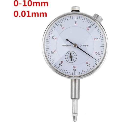 Shockproof 0.001"-0.5" High Accuracy Dial Test Indicator 0-10mm 0.01mm Precision Lever Gauge Meter Measuring Instrument Tools