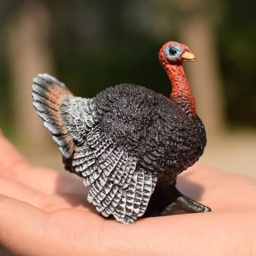 Pvc figure model toy turkey
