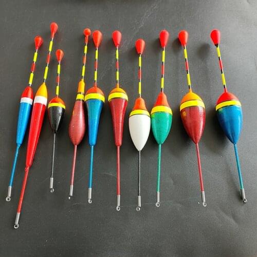 Fishing Floats Set Buoy Bobber Fishing Light Stick Floats Fluctuate Mix Size Color Float Buoy for Fishing Accessories