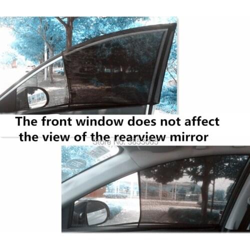 2Pcs/Set Car Window Curtain Retractable Valance Sunshade UV Sunscreen for ix25 vw mazda cx-5 lacetti chevrolet lacetti kia rio 3