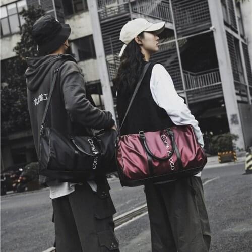 High Density Oxford Waterproof Travel Bag Womens Portable Lightweight Short-distance Sports Gym Bag Trendy Mens Hand Luggage