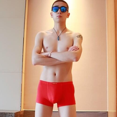 3pcs/Lot New Mens breath Pantie Lot Underpant Loose Large Shortsolid Cotton Plus Size Underwear comfortable Male