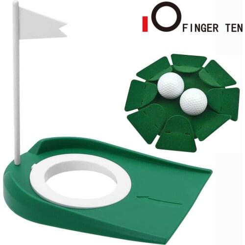 Golf Putting Cup All-Direction Outdoor Indoor Practice Hole Golf Putter Training Aid Green Color Golfer Player Portable