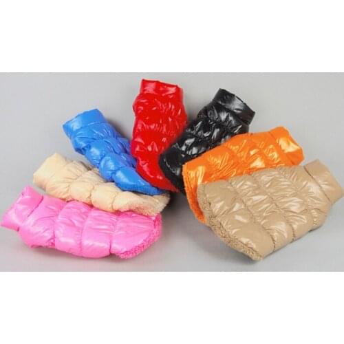 Winter Clothes For Dogs Thicken Warm Puppy Pet Cat Coats Waterproof Dog Jacket Chihuahua Pug French Bulldog Vest Clothing