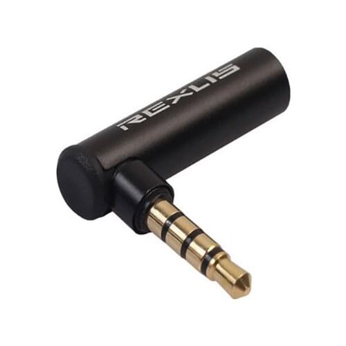 1pcs 3.5mm Jack Right Angle Male To Female Audio Stereo Adapter Converter 90 Degree Turn Headphone Microphone Audio Adapter
