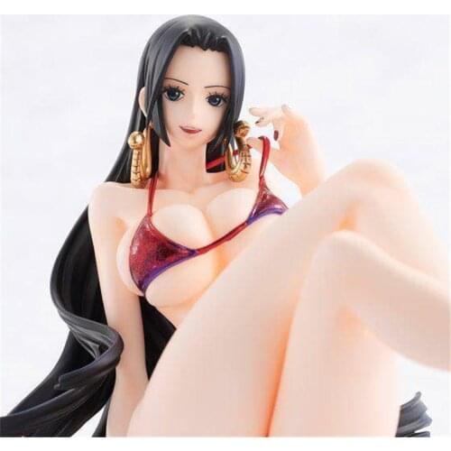 Anime One Piece Sexy Girls BB Boa Swimsuit Hancock Luffy wife PVC Action Figures Figurines Toy T30
