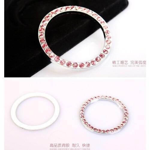 Car-styling Start Stop Button Ignition Key Ring For Audi all series Q3 Q5 SQ5 Q7 A1 A3 S3 A4 A4L A6L A7 S6 S7 A8 S4 RS4 A5 S5