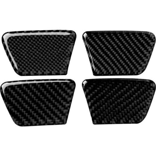 Carbon Fiber Interior Door Bowl Decorative Cover Trim Decals Strips For Chevrolet Cruze 2009-2015 car styling