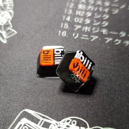 1pc Personality Cherry Keycaps For Mechanical Keyboard Bilibili Resin Key Cap