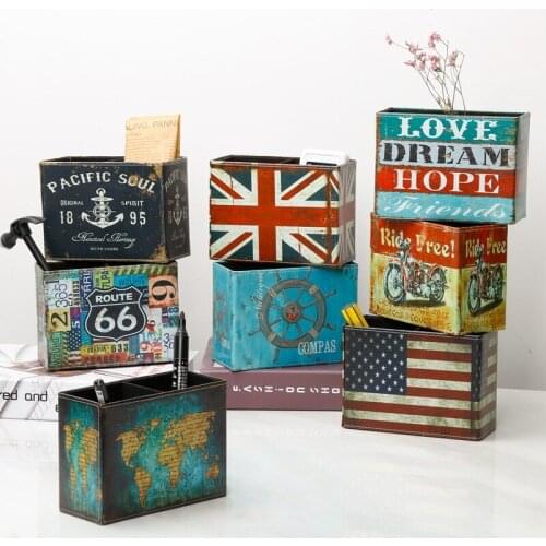 Europeanism flamingo pen box Creativity household supplies Office desktop pen container stationery Remote Storage box New