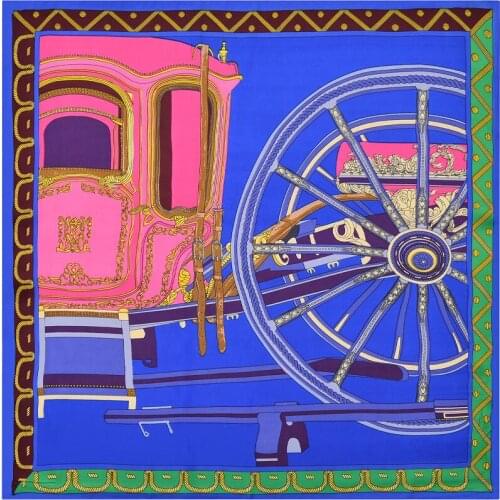 Fashion Kerchief Silk Satin Bandana Head Scarf For Women Small Shawls Printed Hair Scarfs Female 60*60cm Neck Scarves For Ladies