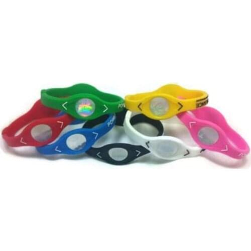 Power Energy Bracelet Sport Wristbands Balance Ion Magnetic Therapy Silicone Women Men Sport Wristbands Equipment #W5