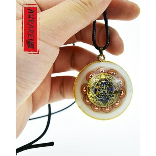 Orgone Spiritual Healing Energy Converter Necklace Orgonite Pendant Hakra Healing Wicca Pendants