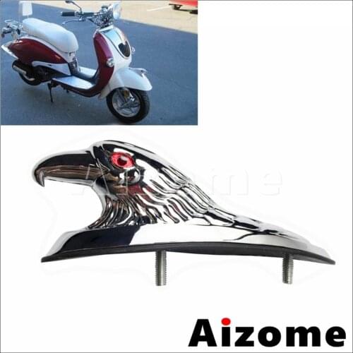 Scooter Motorcycle Front Mudguard Fender Eagle Head Ornament for Vespa Racing Sixties Primavera Sprint LX 50 150 GTS300 125 RED
