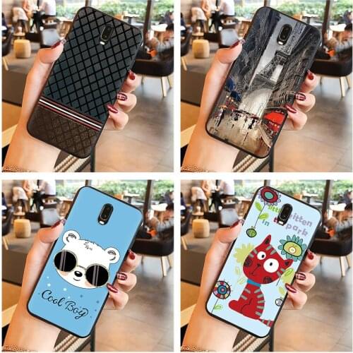 For Man Anti-knock Phone Case For OPPO R17 Beautiful Back Cover Fashion Black Case TPU Waterproof