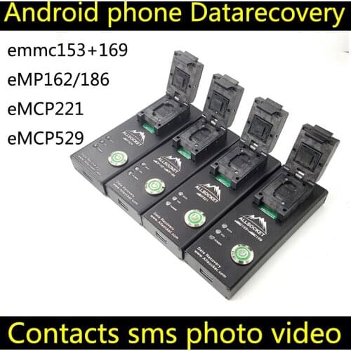 USB EMMC153/169/162/186/221/521 socket with 5 size limiters for data recovery from android phones