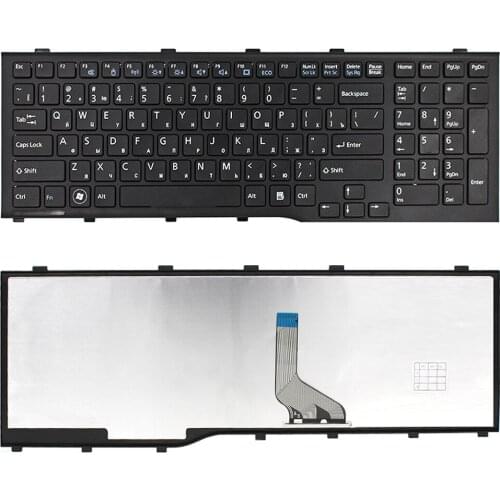 RU Russian Keyboard For Fujitsu Lifebook AH532 A532 N532 NH532 With Frame Laptop Keyboard