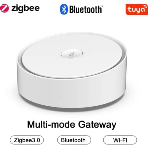 Tuya Smart Multi-mode Gateway ZigBee WiFi Bluetooth Mesh Hub Work with Tuya Smart App Voice Control via Alexa Google Home