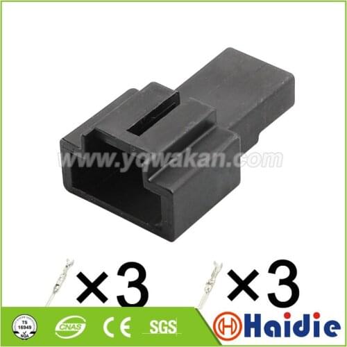 Free shipping 5sets 3pin male of 98821-1031 1.5mm 2.8mm auto electric houisng plug plastic wiring cable connector