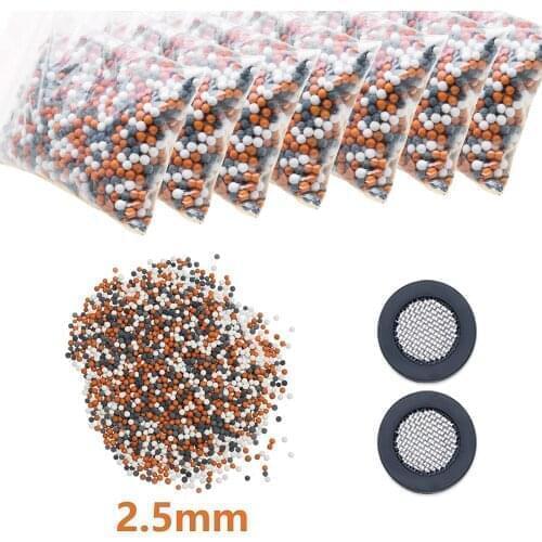 Shower Head Replacement Beads Filter Energy Anion Mineralized Negative Ions Ceramic Balls Water Purification Bathroom Accessory