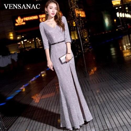 VENSANAC V-neck Women Dresses