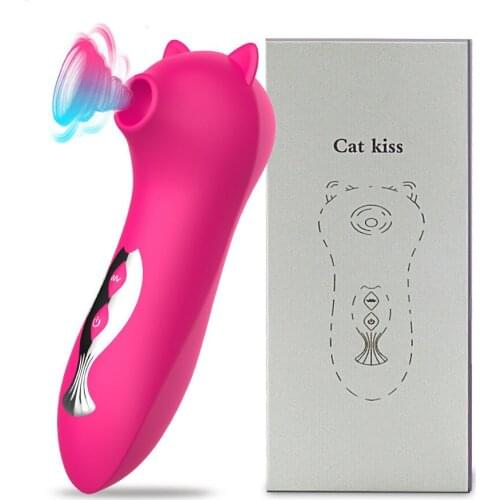 Tongue Vibrator Clit Sucker Female Sex Toys for Women Vacuum Clitoris Powerful Nipple Stimulation Oral Licking Goods For Adul