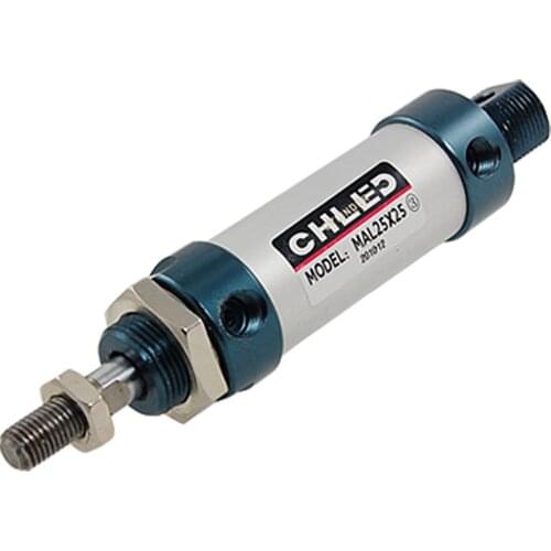 MAL25X25 25mm Bore 25mm Stroke Single Rod Double Acting Air Cylinder