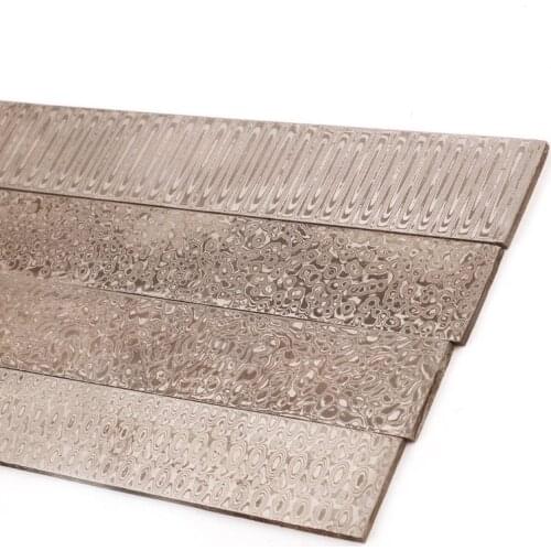 Stainless damascus steel blanks chef knife making steel damascus billet