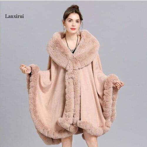 Plus Size Winter Jacket Women Fake Fur Coat Fur Collar Loose Long Parkas Fur Outerwear New Fashion Casual Streetwear Sale