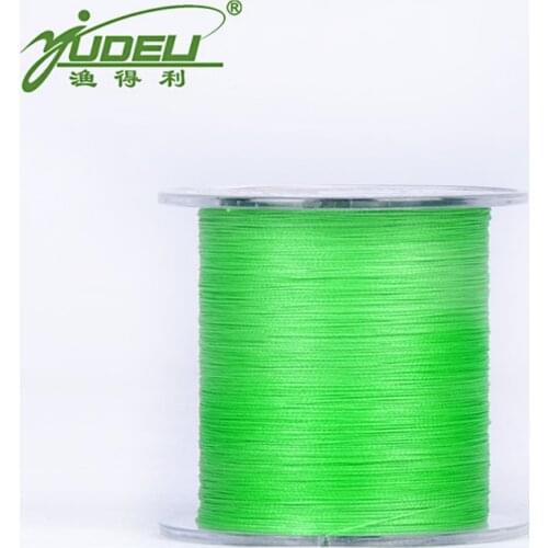 300M 4 Stands fluo line Multifilamen Braided carp Fishing line 10LB-100LB pesca linha multifilamento peche a la carpe bisiklet