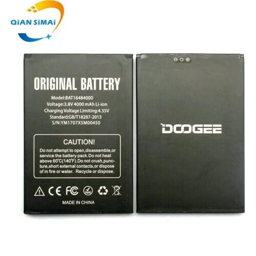 5pcs New BAT16484000 4000mAh Battery Replacement For DOOGEE X5 MAX X5MAX Mobile Phone New High Quality