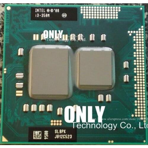 Free shipping Core laptop I3-350m I3 350m Socket G1 CPU 3M Cache/2.26GHz/Dual-Core processor