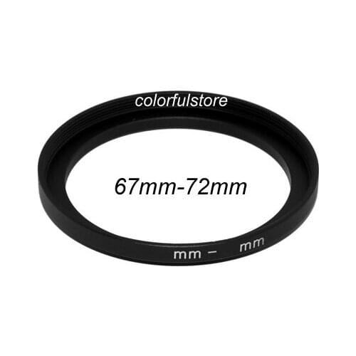 Free Shipping+Tracking 67mm to 72mm 67 72 Metal Step-Up Step Up Ring Camera Lenses Lens Hood Holder Filter Stepping Adapter R006